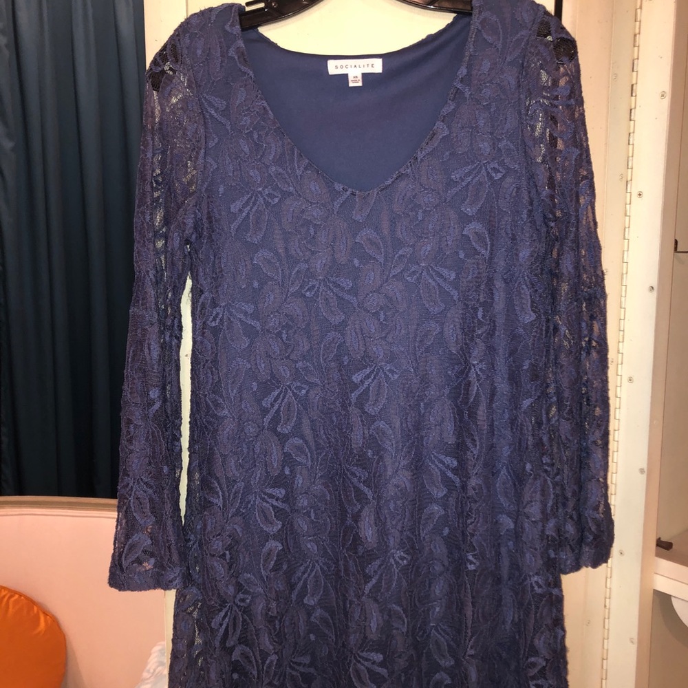 blue/purple Socialite dress